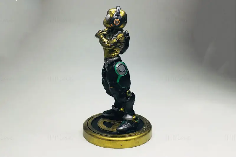 Hippityhop Skin Lucio Overwatch 3D nyomtatási modell STL fájl