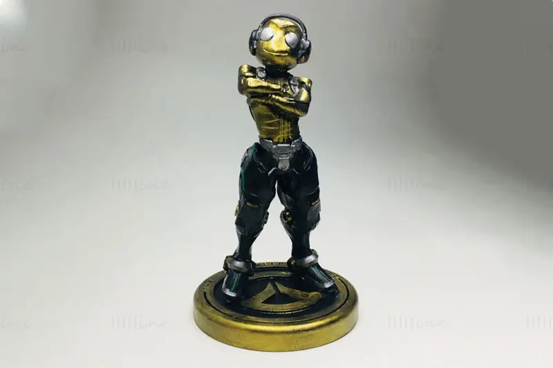 Hippityhop Skin Lucio Overwatch 3D nyomtatási modell STL fájl