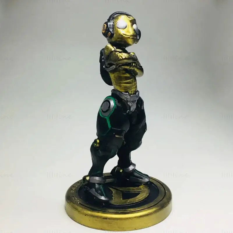 Hippityhop Skin Lucio Overwatch 3D nyomtatási modell STL fájl