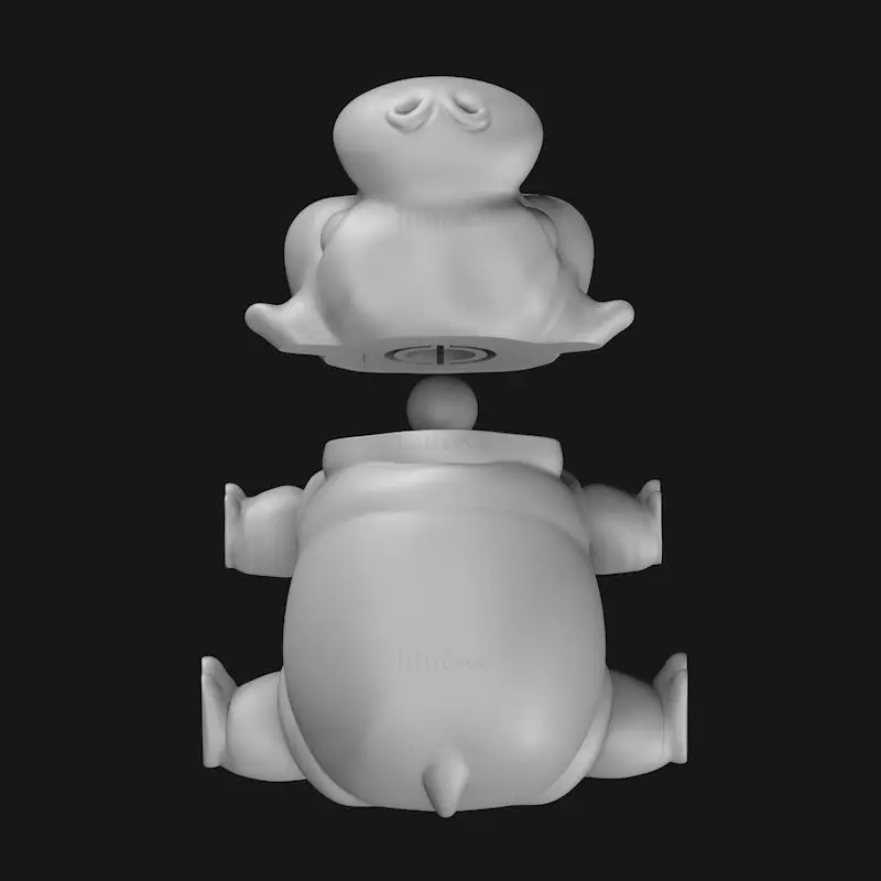 Hippo FLEXI articulated 3d printing model STL file