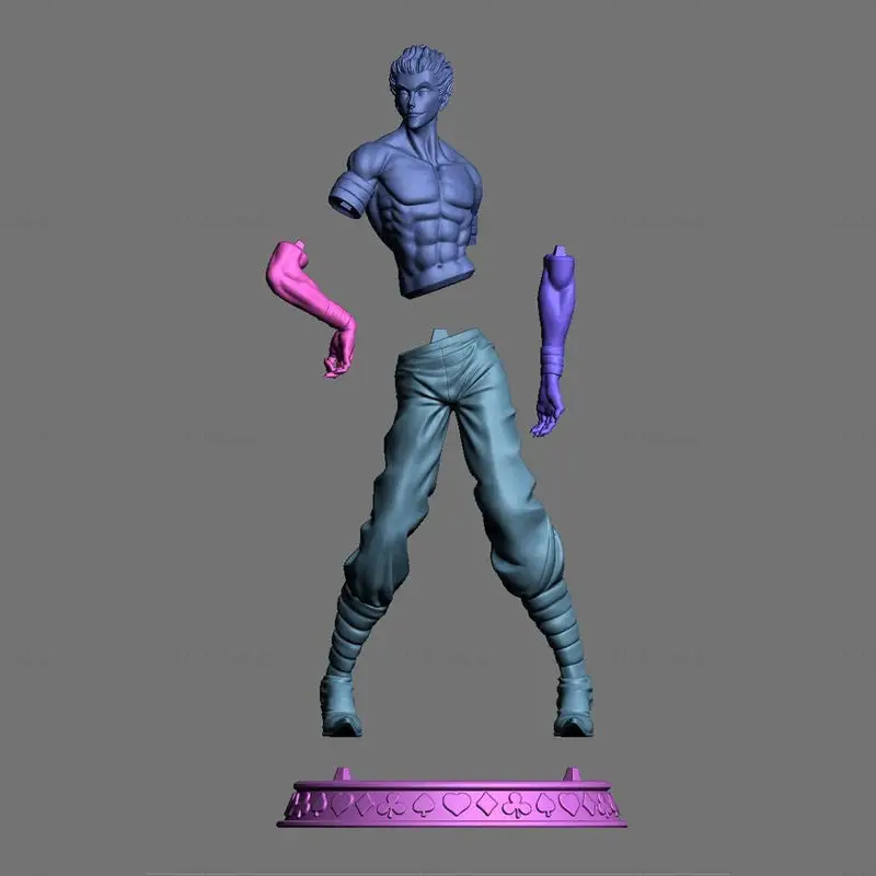 Hisoka Morow - Hunter x Hunter Modelo de impressão 3D STL