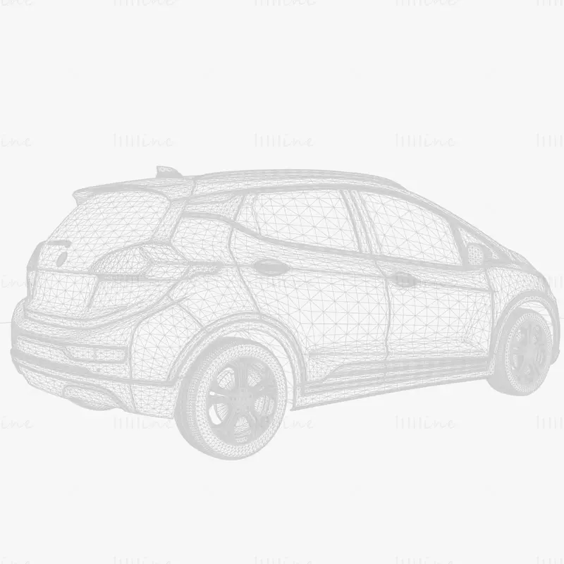 مدل 3 بعدی خودرو هولدن بولت CV 2017