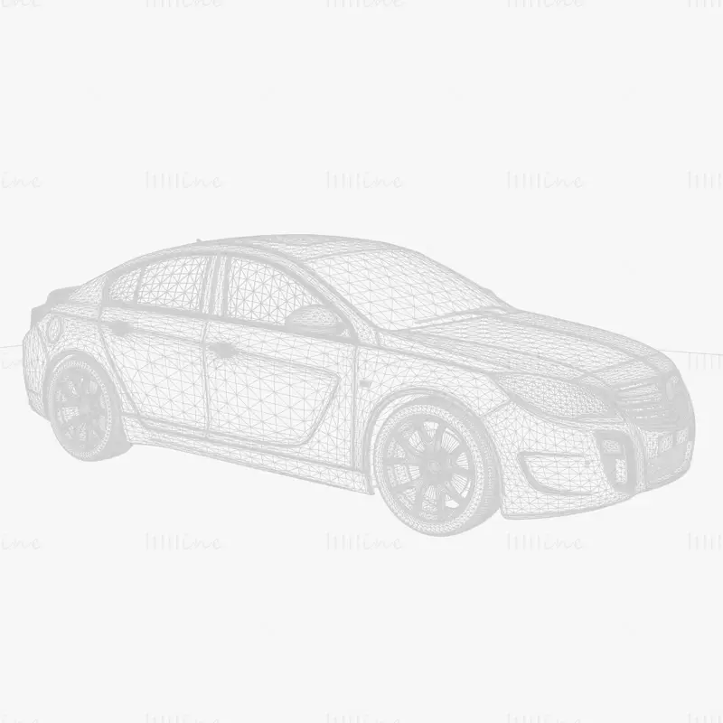 مدل 3 بعدی خودرو هولدن اینسیگنیا vxr 2016