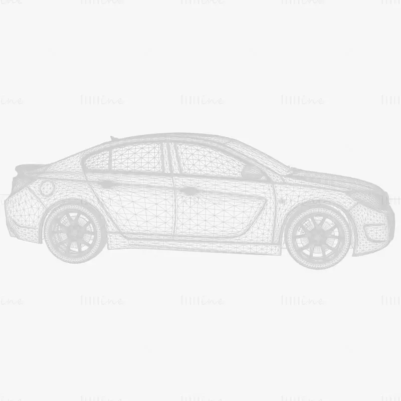 Voiture Holden Insignia vxr 2016 modèle 3D