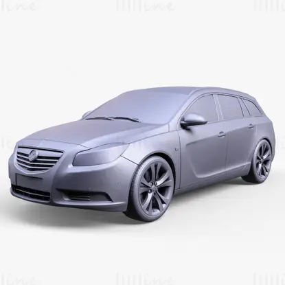 Modello 3D dell'auto Holden Insignia x4 ST 2013
