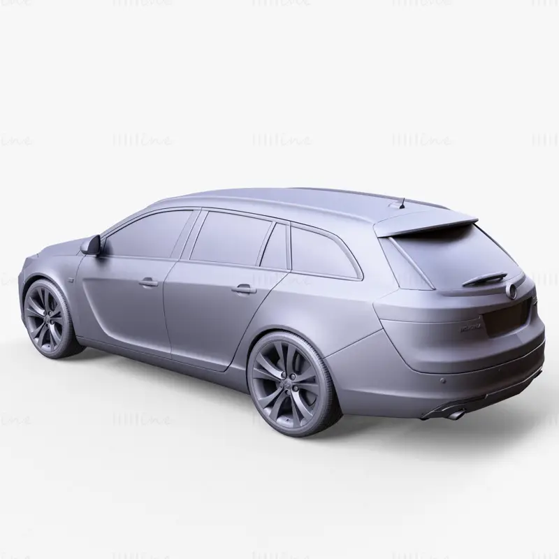 Holden Insignia x4 ST 2013 Araba 3D Modeli