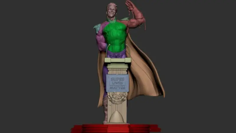 Homelander Statue 3D Printing Model STL
