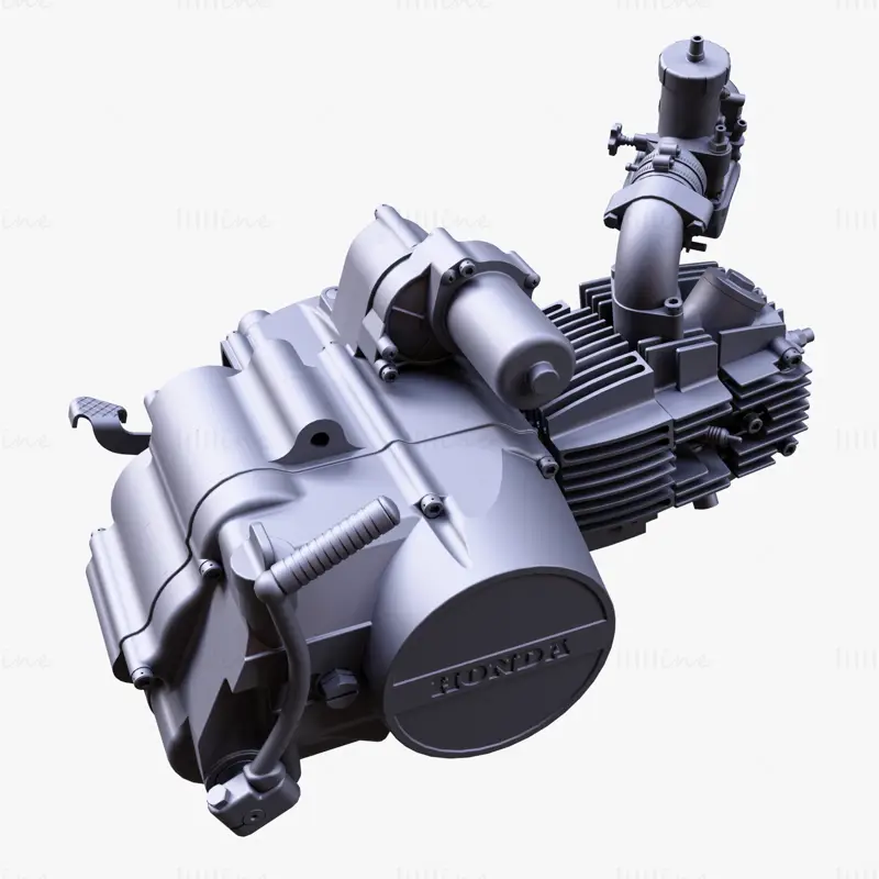 Honda C Serisi Motor 3D Modeli