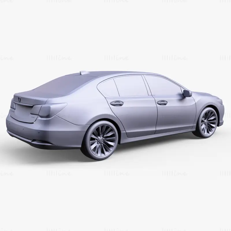 مدل سه بعدی خودرو هوندا لجند 2015