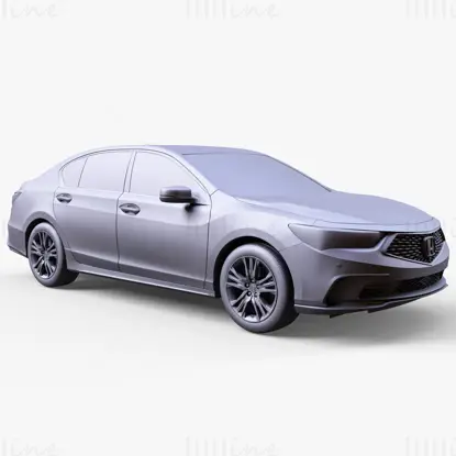 3D model auta Honda Legend 2021