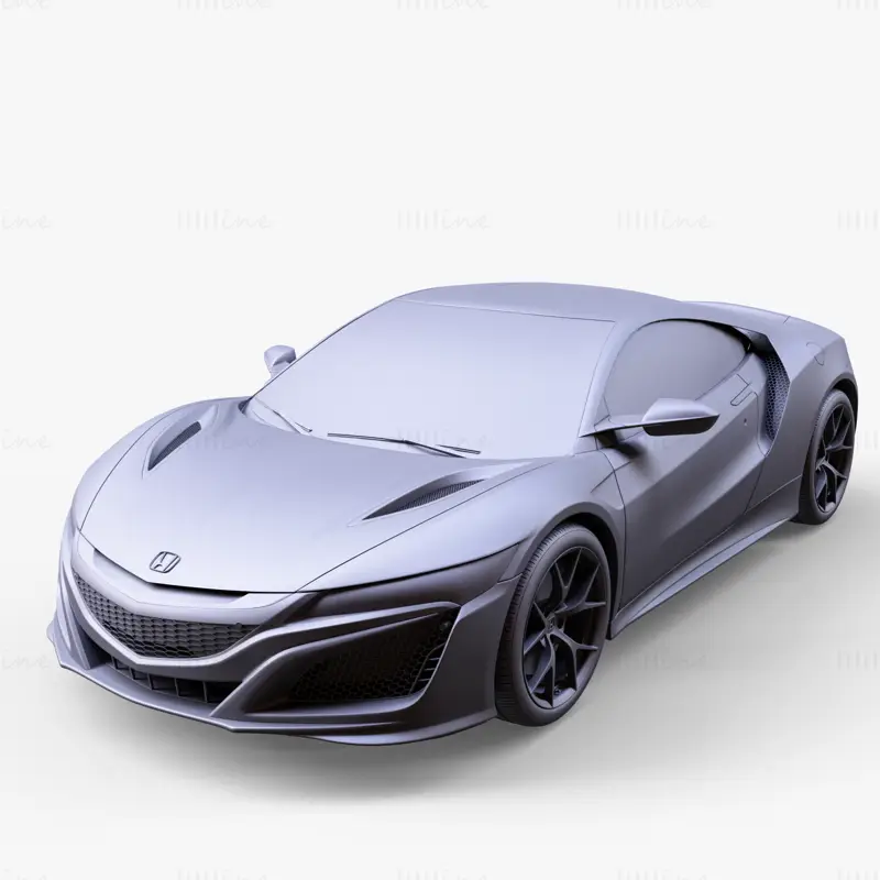 Voiture Honda NSX 2016 modèle 3D