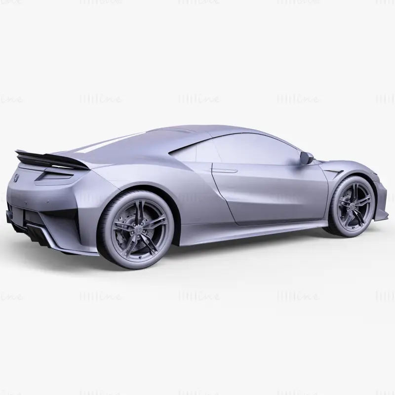 Modello 3D dell'auto Honda NSX Type S 2022