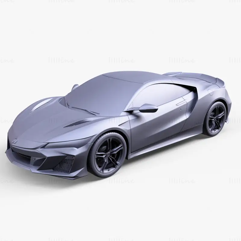 3D модел на автомобил Honda NSX Type S 2022