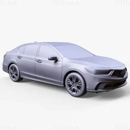 Honda RLX 2021 Araba 3D Modeli