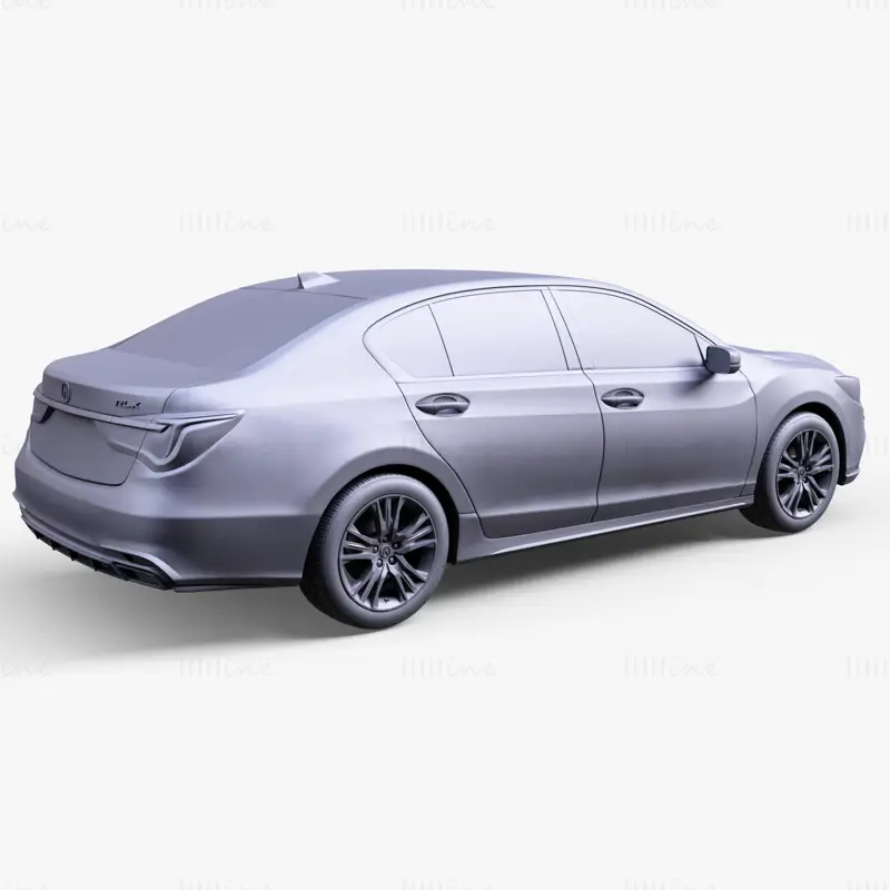 مدل سه بعدی خودرو هوندا RLX 2021