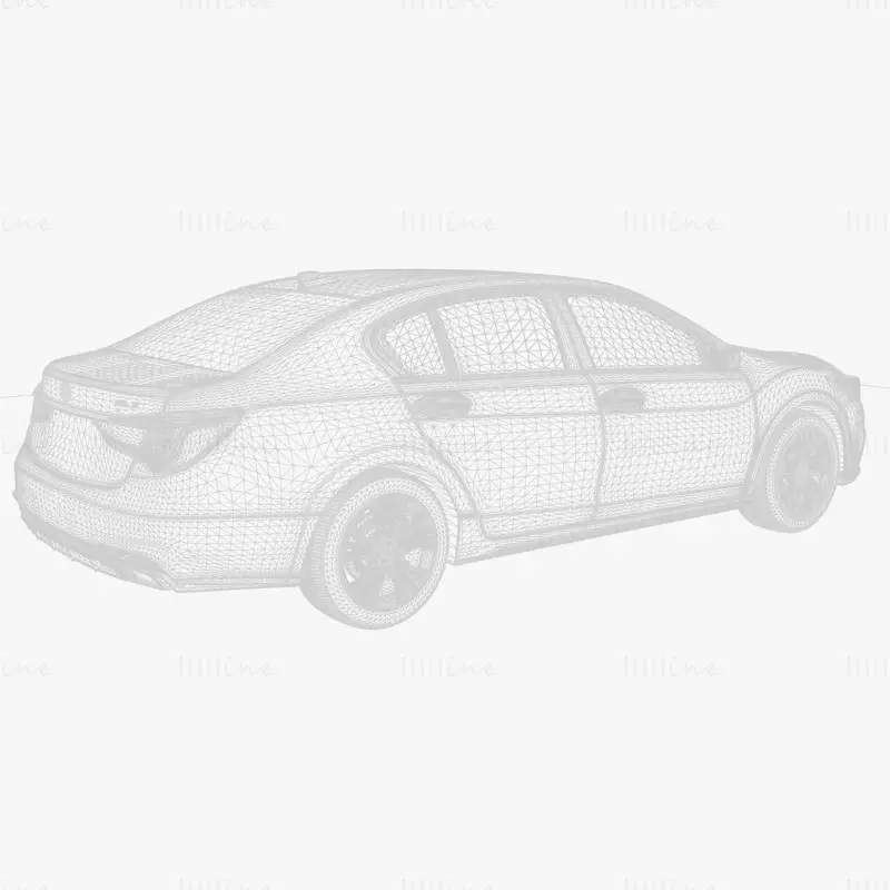 3D model avtomobila Honda RLX 2021