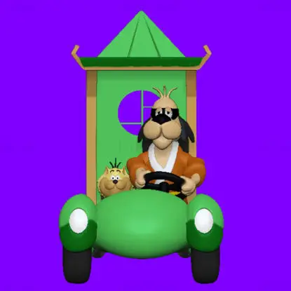 Hong Kong Phooey 3D Baskı Modeli STL