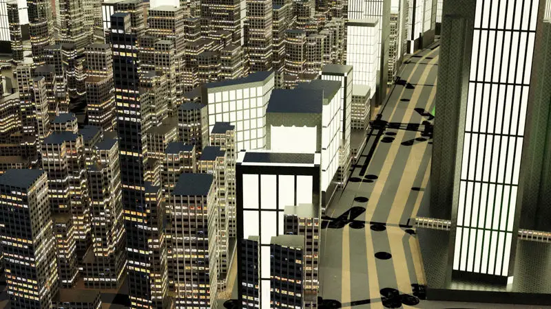 Hongkong Citymap Building 3D Model