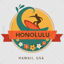 Honolulu Hawaii iconic elements vector eps png