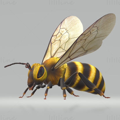 Hornet Bee 3D Model Ready to Print