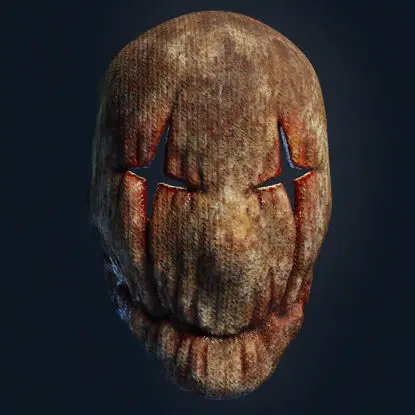 Hororová látková maska ​​s 3D tiskem modelu STL