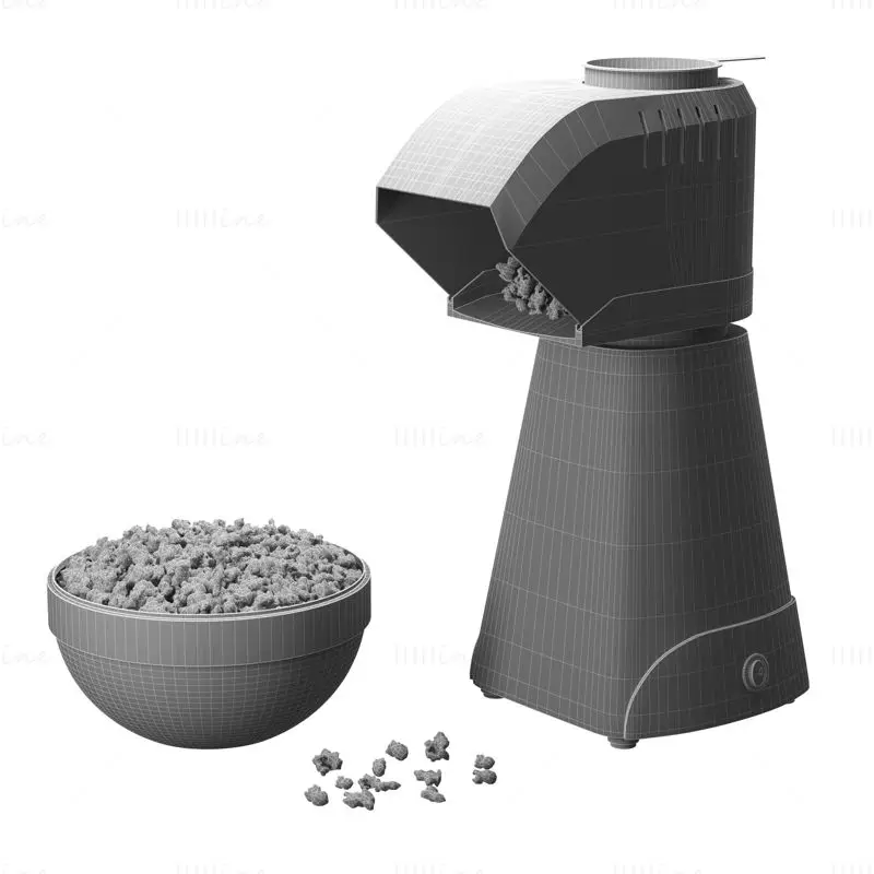 Hot Air Popcorn Maker 3D-modell