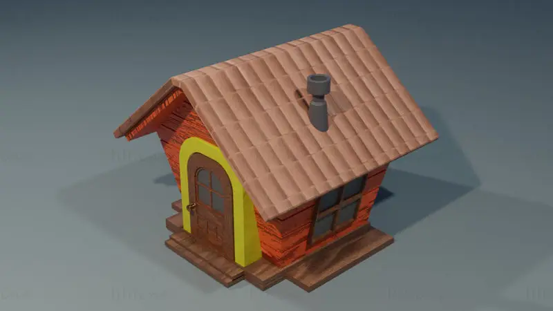House Hut 3D Model