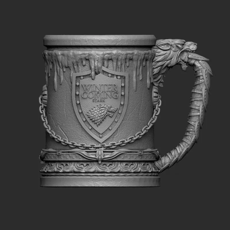 House Stark Jar 3D Print Model STL Files