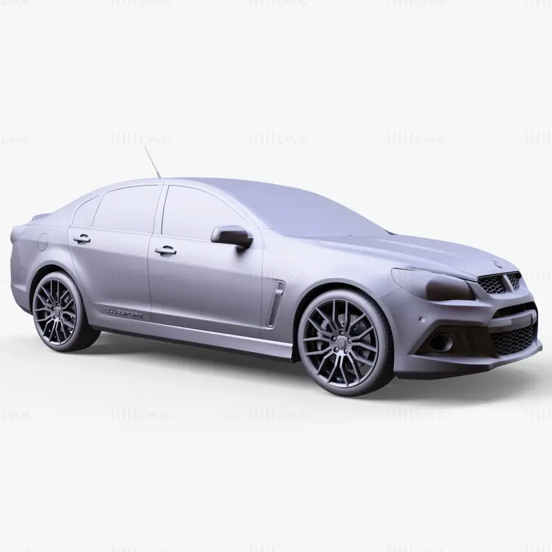 HSV Clubsport gen f 2015 auto 3D-model
