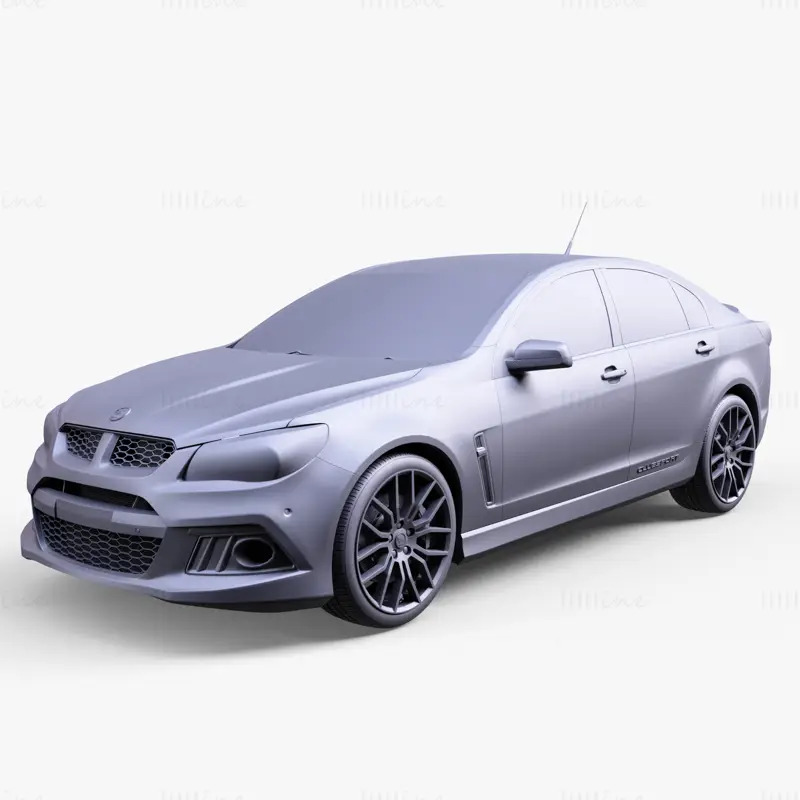 HSV Clubsport поколение f 2015 3D модел на кола