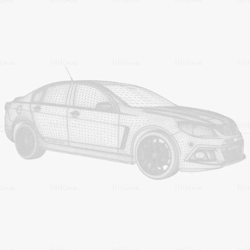3D model avtomobila HSV Clubsport gen f 2015