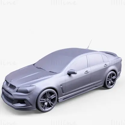 HSV Clubsport R8 gen F2 2015 Car 3D modell