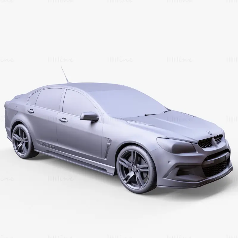 HSV Clubsport R8 gen F2 2015 Car 3D modell