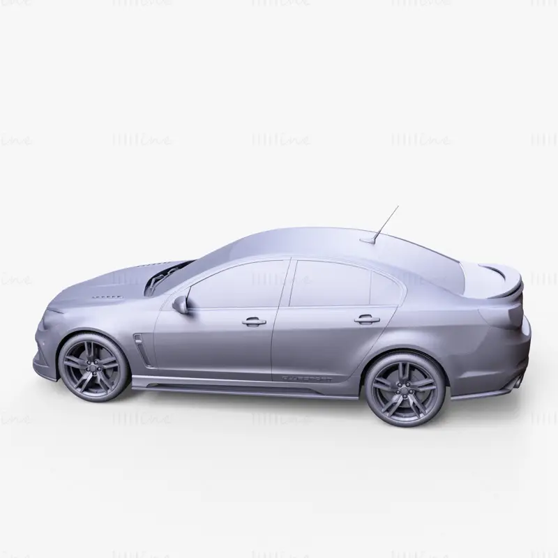 HSV Clubsport R8 gen F2 2015 3D модел на кола