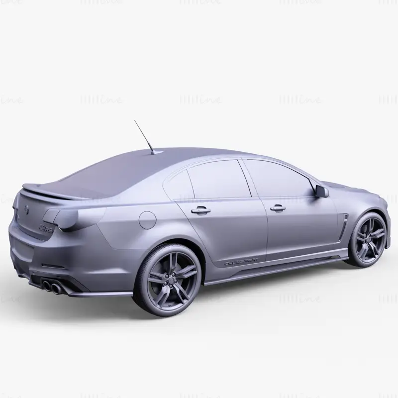 HSV Clubsport R8 gen F2 2015 Автомобиль 3D модель
