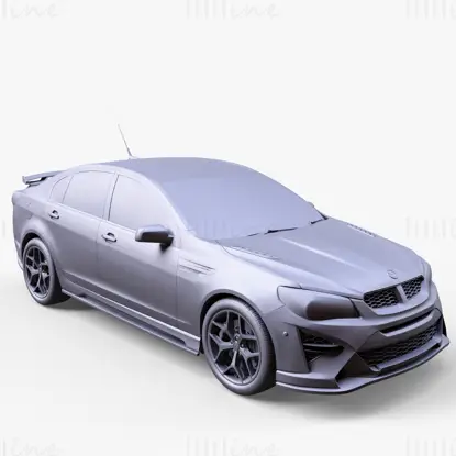 Modelo 3D do carro HSV GTS R Sedan 2022