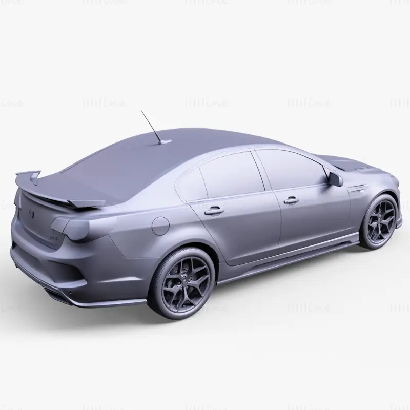 HSV GTS R Sedan 2022 autó 3D modell