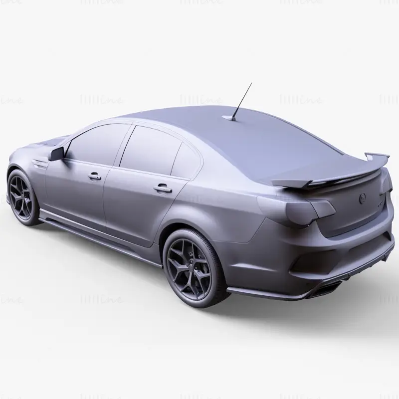 HSV GTS R Sedan 2022 Car 3D Model