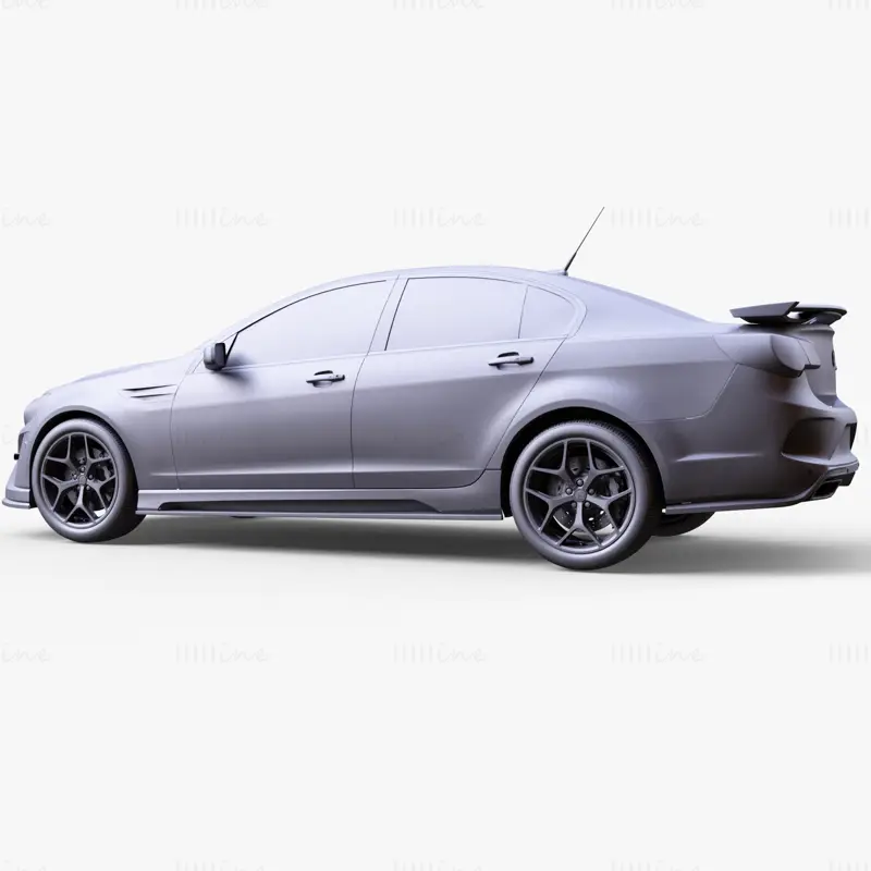 HSV GTS R Sedan 2022 Car 3D Model