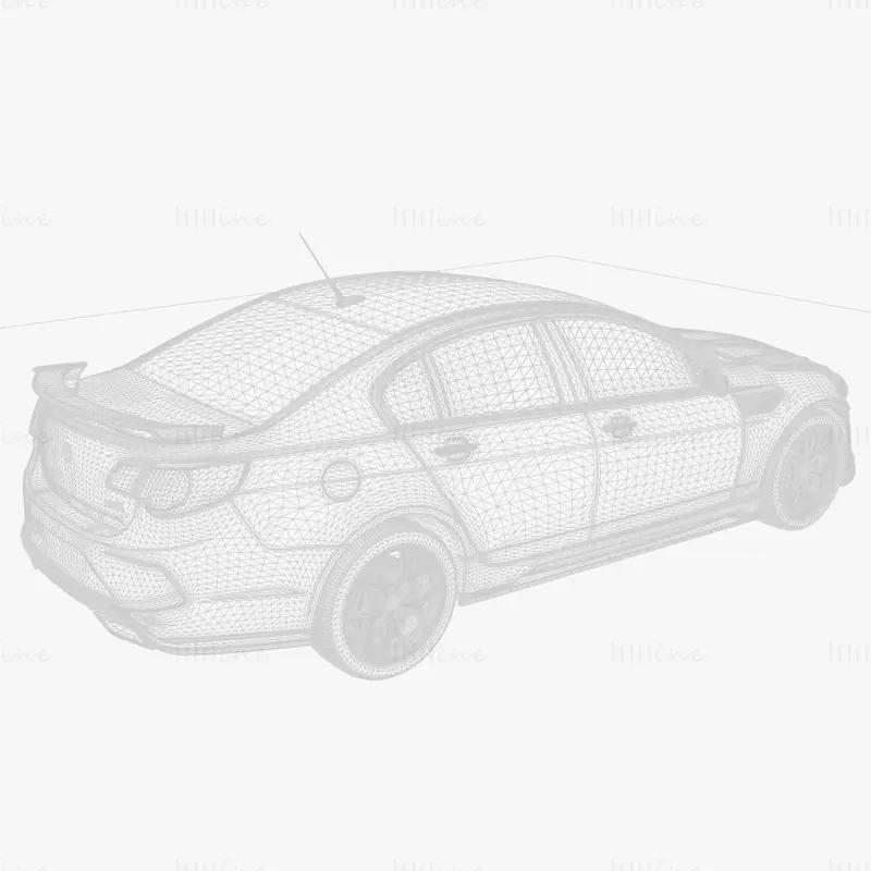 HSV GTS R Limousine 2022 Auto 3D-Modell