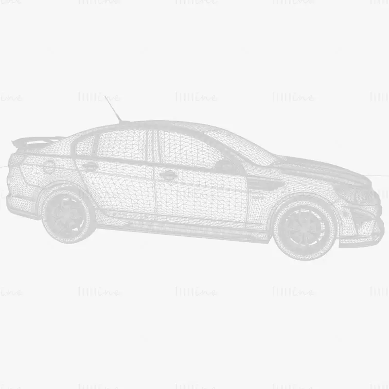 مدل سه بعدی خودرو HSV GTS R W1 Senator 2022