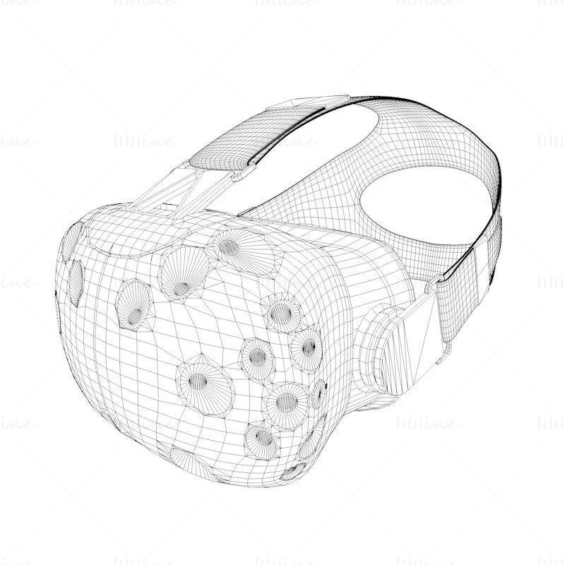 HTC vive VR glasses 3d model