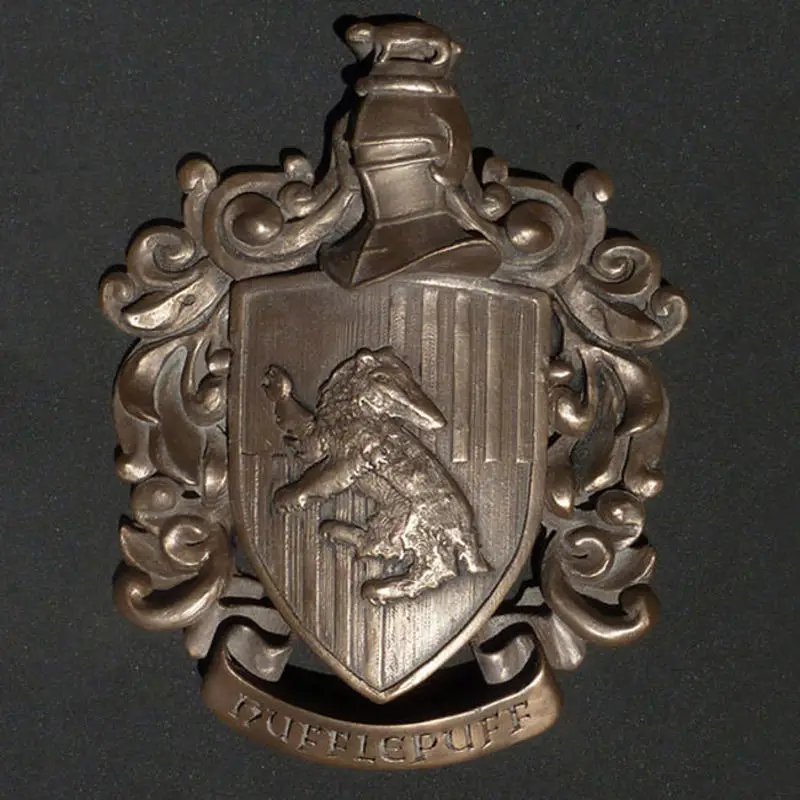 Hufflepuff Wappen WandSchreibtisch-Display - Harry Potter 3D-Druck Modell STL