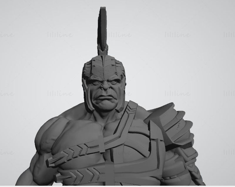 Model 3D Hulk Arena gata de imprimat STL
