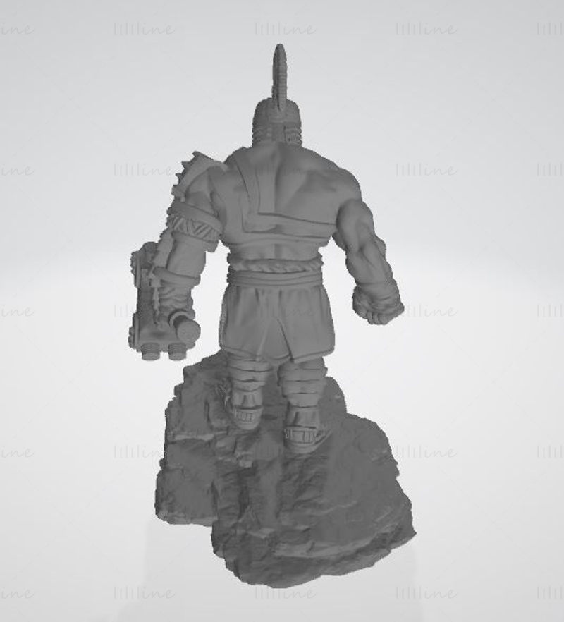 Model 3D Hulk Arena gata de imprimat STL