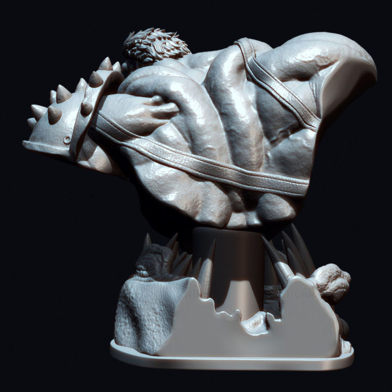 نموذج الطباعة ثلاثية الأبعاد Hulk Bust STL