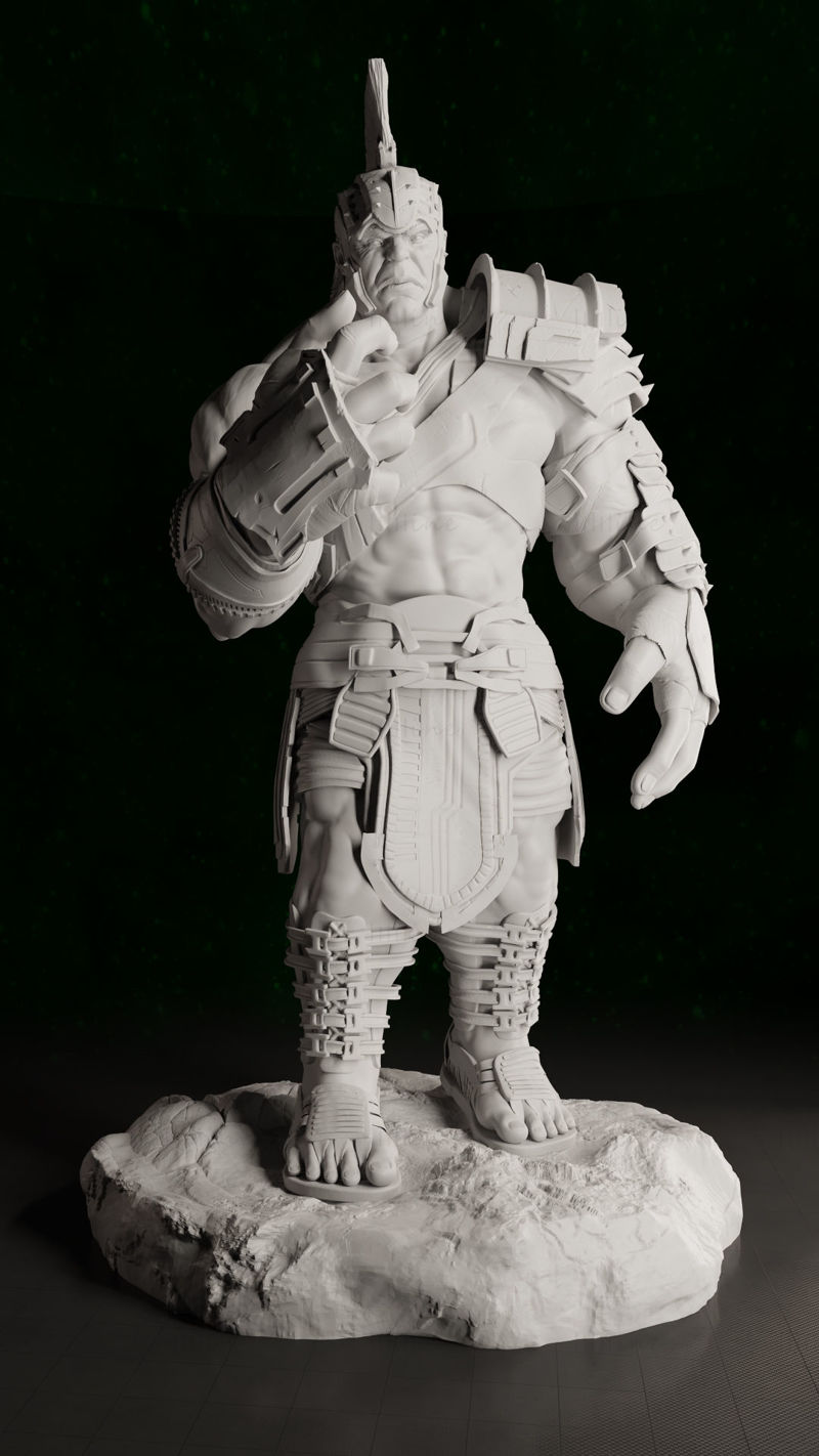 Hulk Gladiator 3D Model Ready to Print
