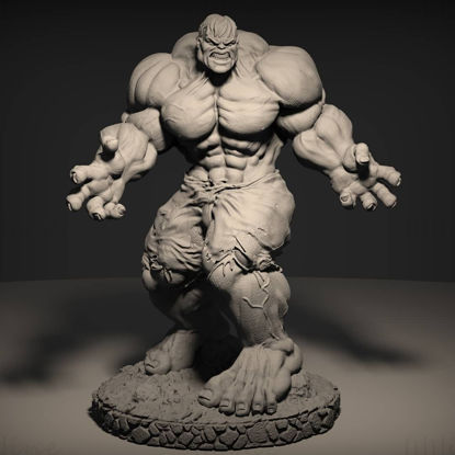 Hulk Marvel 3D Printing Model STL