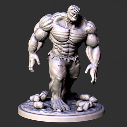 Hulk Statues 3D Model Ready to Print