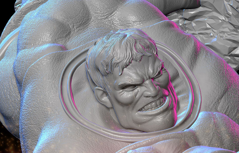 نموذج الطباعة ثلاثية الأبعاد Hulk Vs Juggernaut STL